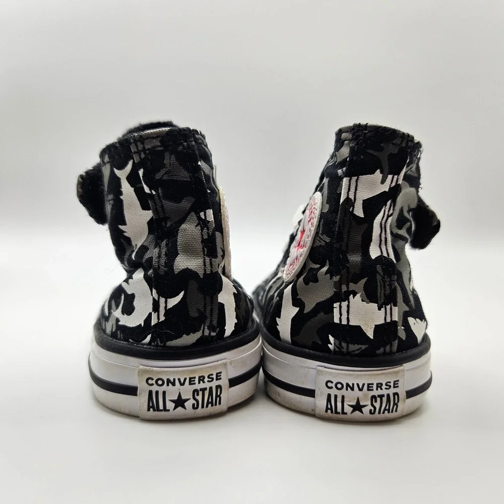 Converse All Star sharks High Top Sneakers‎ Shoes Kids Size 5 Infant